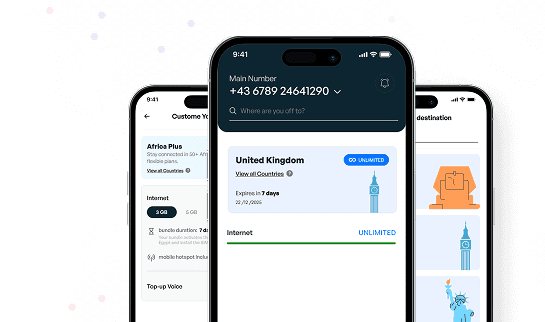 Download the App and manage your eSIMs easily